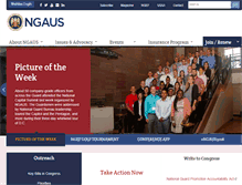 Tablet Screenshot of ngaus.org